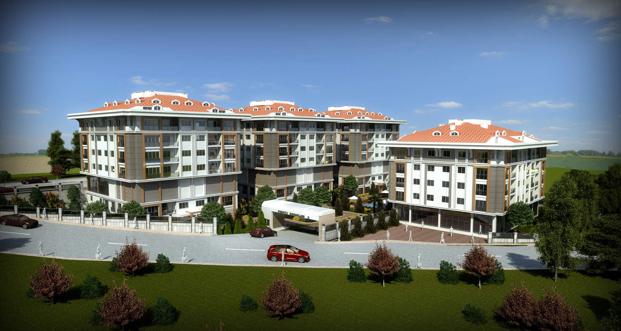 UĞURLU&ÖZTÜRK 98 DAİRE 8 DÜKKANLI BİTEN PROJE