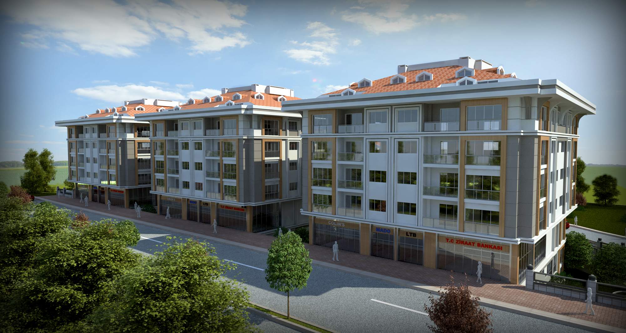UĞURLU&ÖZTÜRK 98 DAİRE 8 DÜKKANLI BİTEN PROJE